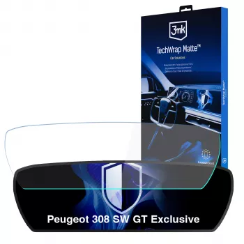 3MK PROTECTION TechWrap lámina protectora mate para el cuadro de instrumentos para Peugeot 308 SW GT Exclusive