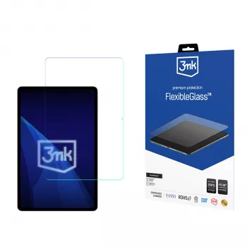3MK PROTECTION FlexibleGlass lámina protectora de pantalla para Honor Pad 20 12.1 / tablets de hasta 13 pulgadas - cristal híbrido, 7H, oleófoba, cobertura total, instalación sencilla