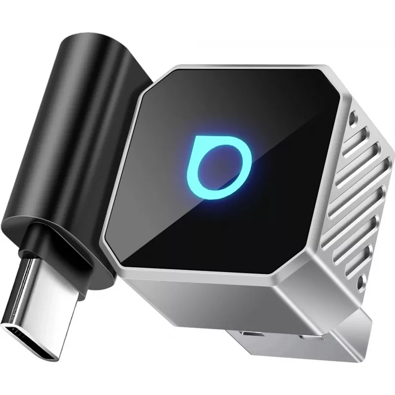 Ottocast Mini Pot CP88-T3 adaptador inalámbrico CarPlay / Android Auto, plateado (CP88-T3)