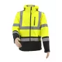 AWTOOLS chaqueta softshell T3 de alta visibilidad, reflectante, negra, talla S
