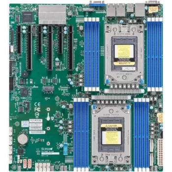 Supermicro H12DSi-NT6 Placa base para servidor Dual Socket SP3 E-ATX para AMD EPYC 7002/7003, 16x DDR4, 2x 10GbE, 16x SATA