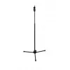 Hamilton KB241M Pie de micrófono recto con altura ajustable, Negro