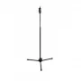 Hamilton KB241M Pie de micrófono recto con altura ajustable, Negro