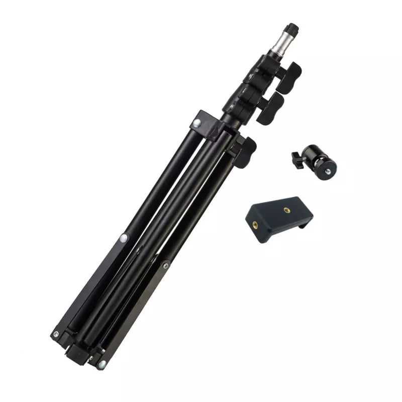 MOZOS ST-SELFIE Trípode palo selfie con disparador remoto Bluetooth para smartphones, 68 cm, negro