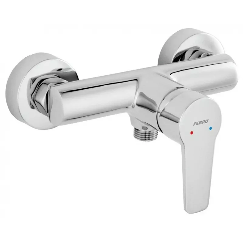 FERRO Rennto BNT7 Grifo de ducha cromado con mando monomando