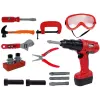 LEAN TOYS DIY Set de herramientas de manitas con taladro y martillo 35 piezas Juguete educativo