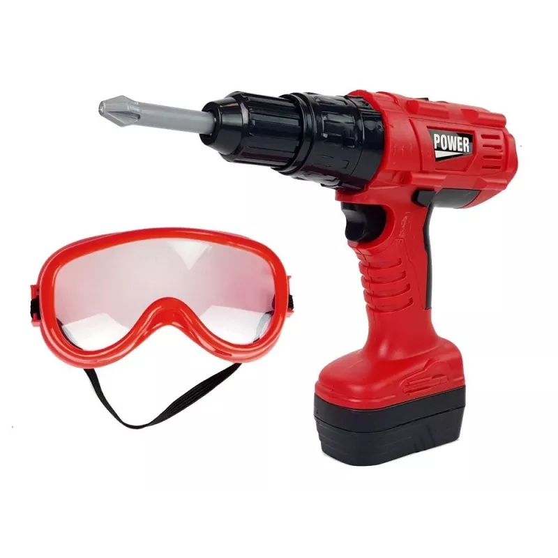 LEAN TOYS DIY Set de herramientas de manitas con taladro y martillo 35 piezas Juguete educativo