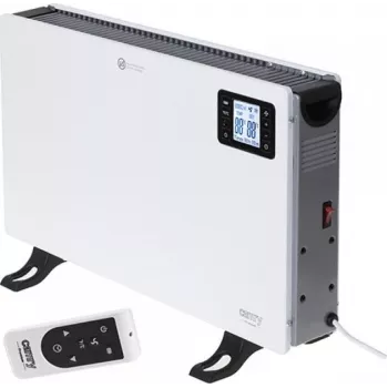 Adler CAMRY CR 7739 Convector eléctrico 2000W termostato digital, temporizador 24h, mando a distancia, montaje en pared