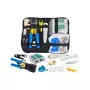 System Pass Through Kit de herramientas de red E5948 - Alicates de crimpar RJ45, comprobador de cables, herramienta de impacto, bolsa de transporte