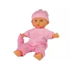 LEAN TOYS Sweet Baby Muñeca Rosa Biberón Sonidos Muñeca interactiva de 30cm con biberón
