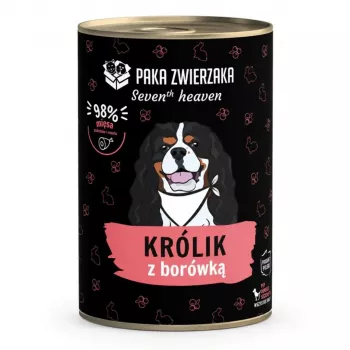 Paka Zwierzaka Seventh Heaven Alimento completo para conejos adultos con conejo y arándano, 400g