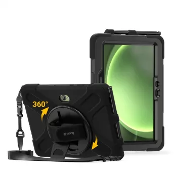 Crong Defender Plus Funda resistente para Samsung Galaxy Tab Active5 Pro 10,1 pulgadas – Negro