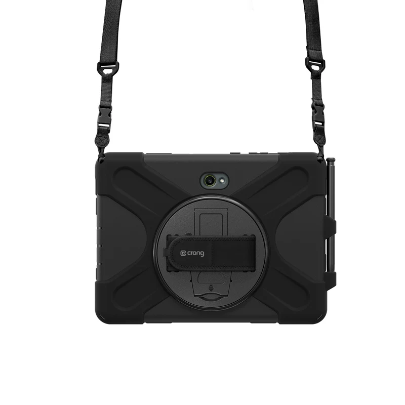 Crong Defender Plus Funda resistente para Samsung Galaxy Tab Active5 Pro 10,1 pulgadas – Negro