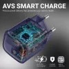 Crong NEO GaN Cargador de pared 40W USB-C PD 3.2 con AVS - Azul marino