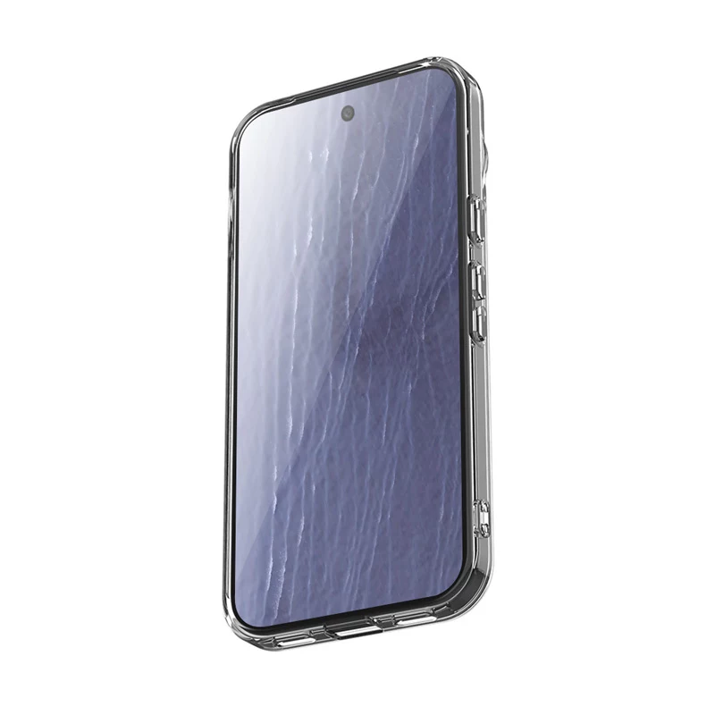Crong Hybrid Clear Magnetic Case para Google Pixel 11 - Compatible con MagSafe, transparente