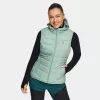 Chaleco de running de mujer Alpinus Monza, menta, talla M - secado rápido, transpirable, ligero