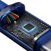 Cable Baseus USB-C a USB-C Crystal Shine 100W 1,2m azul