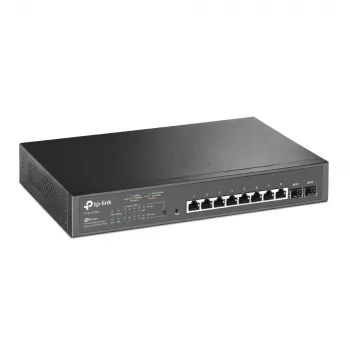 TP-Link JetStream switch Gigabit Smart PoE de 10 puertos con 8 puertos PoE+