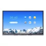 Hikvision DS-D5C75RB/A2L pantalla interactiva 75 inch 4K, Android 14 (actualizable a 16 EDLA), táctil IR de 40 puntos, 8GB RAM, 128GB de almacenamiento, Wi-Fi 6, Bluetooth 5.2, 3x HDMI, USB-C, 2 altavoces de 15W, matriz de 8 micrófonos, VESA 800x400