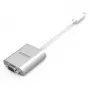 ORICO PTAV adaptador USB-C a VGA y audio de 3,5 mm, Full HD 1080p, 15 cm, plata