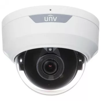 UNIVIEW IPC328LE-ADF28K-H cámara de seguridad IP domo exterior 8MP, distancia focal fija 2,8mm, IR 30m, PoE, antivandálica IK10, blanca