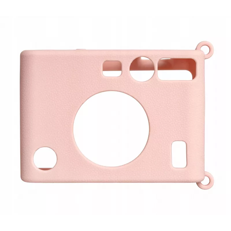 LOVEINSTANT Funda de silicona para Fujifilm Instax Mini Evo, Rosa