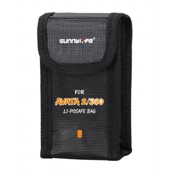 SUNNYLIFE Bolsa de seguridad ignífuga para baterías para DJI Avata 2 / Avata 360 / AT3-DC186-1
