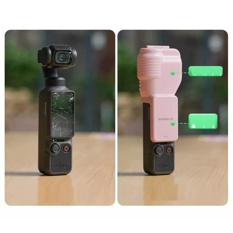 SUNNYLIFE Funda protectora para DJI Osmo Pocket 4 – Rosa