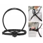 SUNNYLIFE Soporte de cuello flexible para DJI Osmo Pocket 3/4, cámaras de acción POV, Negro