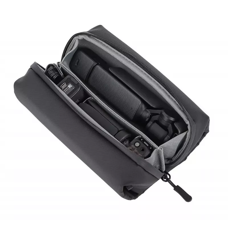 Sunnylife B018-Y Estuche organizador para DJI Osmo Pocket 3 / Insta360 X5 / Go 3S, amarillo