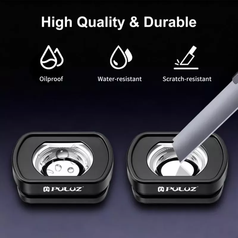 PULUZ Objetivo magnético gran angular de 112° para DJI Osmo Pocket 3 (PU1108B)