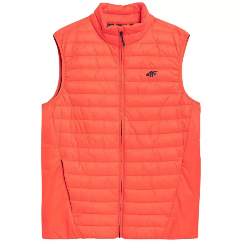 Chaleco de plumón para hombre 4F naranja 4FSS23TDJAM082 70S M