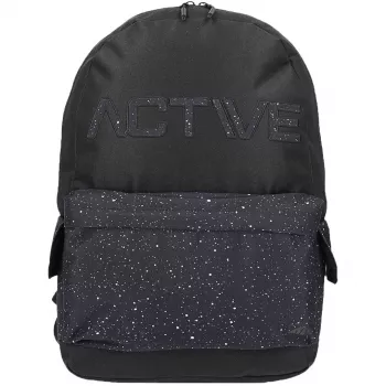 Mochila 4F M175 negra 20L mochila para portátil para escuela, desplazamientos y viajes