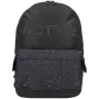 Mochila 4F M175 negra 20L mochila para portátil para escuela, desplazamientos y viajes