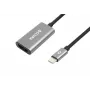 Accura Cable adaptador USB-C a HDMI 4K 60Hz macho/hembra 0,23m