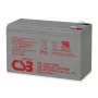 CSB HRL1234WF2 Batería VRLA de larga duración 12V 9Ah – vida útil de diseño de 8-10 años, conectores Faston F2