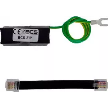 BCS-ZIP Protector Ethernet contra sobretensiones para PoE y Gigabit-LAN – hasta 90 W, 2 kA, carcasa de aluminio