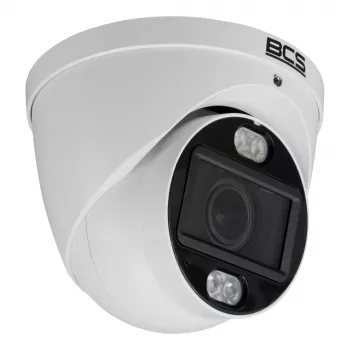 BCS BCS-EA45VSR8L6 Cámara bullet analógica HD 5MP con objetivo varifocal motorizado, Smart IR 80m, True WDR 120dB, IP67