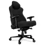YUMISU 2053 Silla de oficina magnética, tapizado de tela, negra (Y-2053F-BB-M)