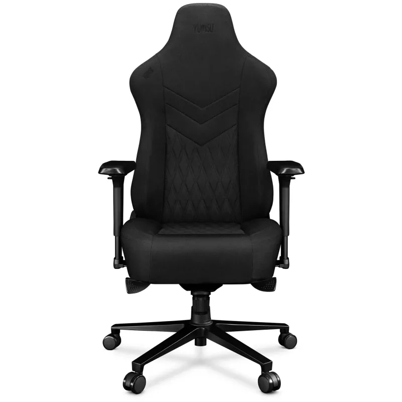 YUMISU 2053 Silla de oficina magnética, tapizado de tela, negra (Y-2053F-BB-M)