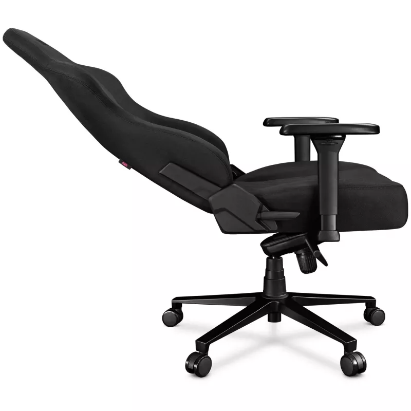 YUMISU 2053 Silla de oficina magnética, tapizado de tela, negra (Y-2053F-BB-M)