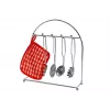 LEAN TOYS 6722 Set de ollas y sartenes de acero inoxidable para niños, menaje de cocina de juguete de 23 piezas con utensilios y comida de juguete, plata