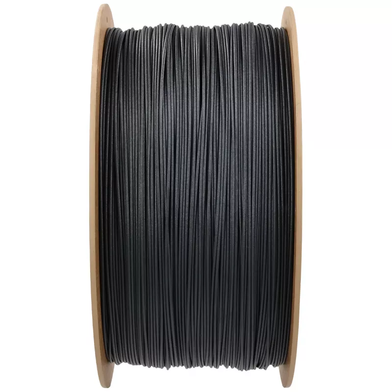 Polymaker Fiberon PPS-CF10 Filamento para impresora 3D, 1,75 mm, 3 kg, negro