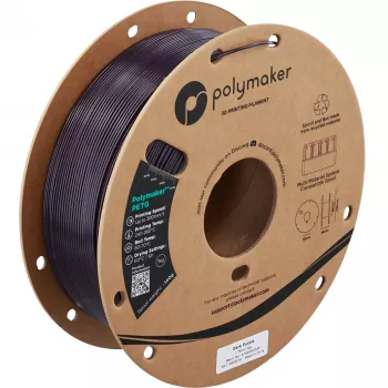 Polymaker PETG filamento para impresora 3D, 1,75 mm, 1 kg, Dark Purple
