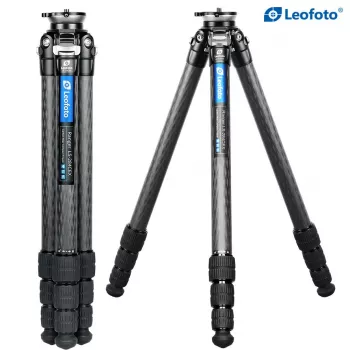 Leofoto LS-284CEX Trípode nivelador de fibra de carbono Ranger con base niveladora integrada