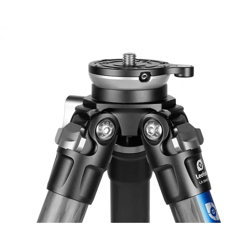 Leofoto LS-284CEX Trípode nivelador de fibra de carbono Ranger con base niveladora integrada