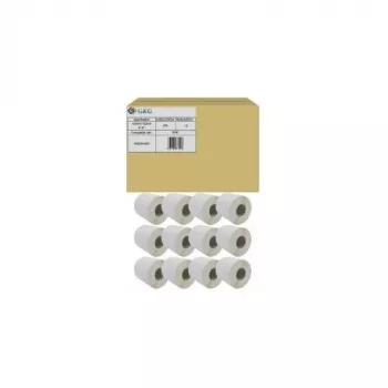 G&G Zebra 800294-605 Etiquetas de transferencia térmica 102x152mm perforadas 12x475