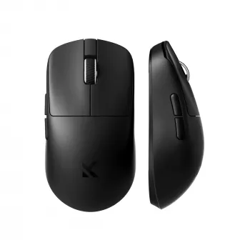 Mchose HW-L7-15KH Ratón gaming ultraligero de magnesio Tri-Mode, PixArt PAW3395 26K DPI, 4000Hz, 49g, negro