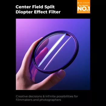 KF Concept Filtro dióptrico de campo dividido central Nano-B de 82mm +0.5
