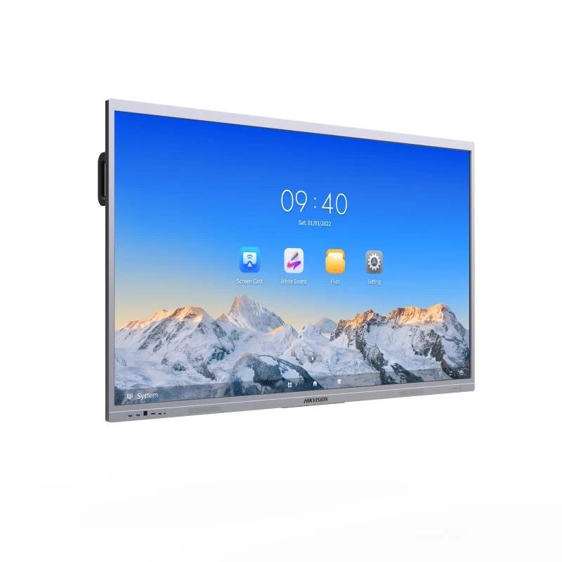 Hikvision DS-D5C86RB/A Pantalla táctil interactiva 4K UHD de 86